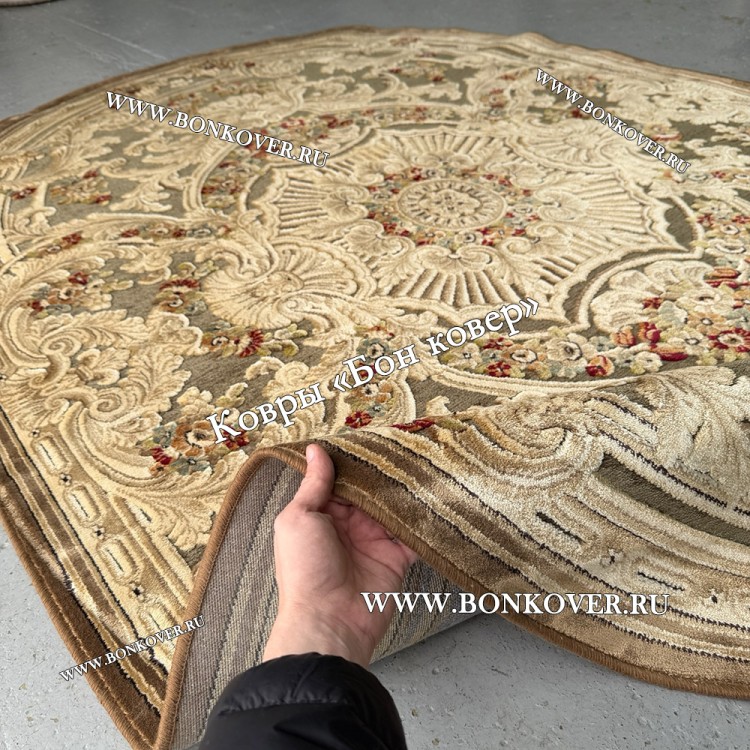 Ковер для Гостиной из Артшелка Дизайн 03 Овал