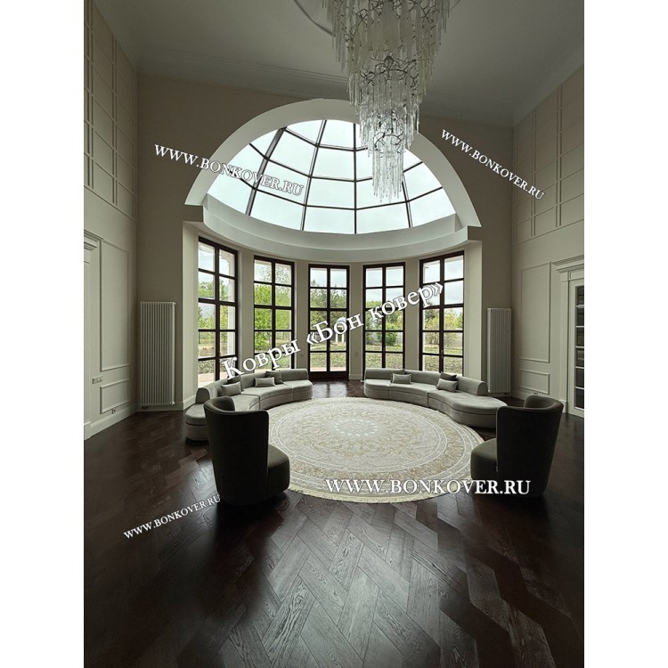 Круглый Ковер Для Гостиной Арт 30256