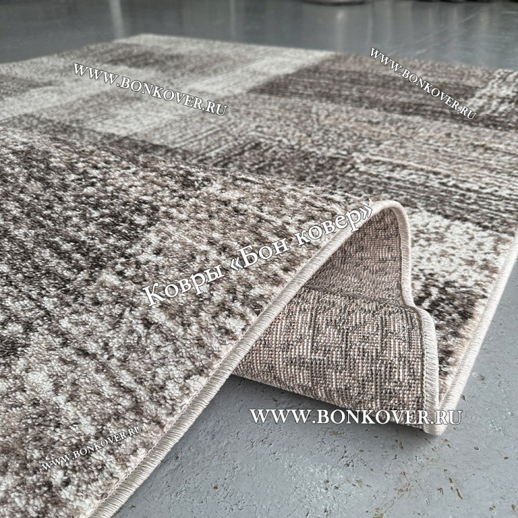 Бежево-Коричневый Ковер Арт 29876 Прямоугольный