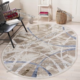 Турецкий Ковер Для Гостиной Абстракция Дизайн 09 Овал
